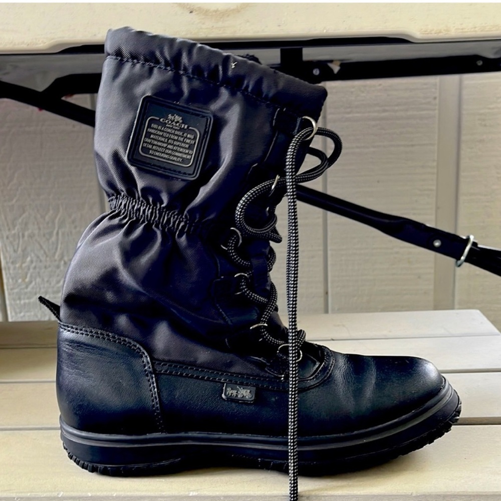 Like new Coach Winter/ Rain boots